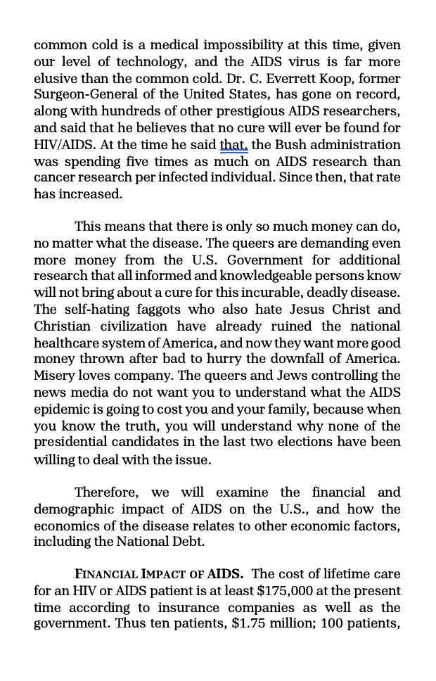 The Death Sentence Over America by V. S. Herrell