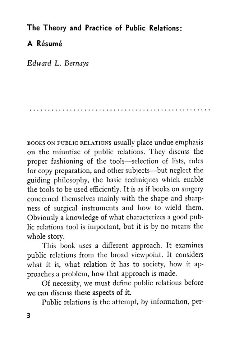 The Engineering of Consent by Edward Bernays