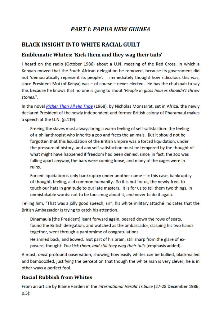 Racism, Guilt, Self-Hatred, and Self-Deceit by Gedaliah Braun