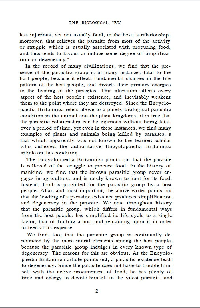 The Biological Jew by Eustace Mullins