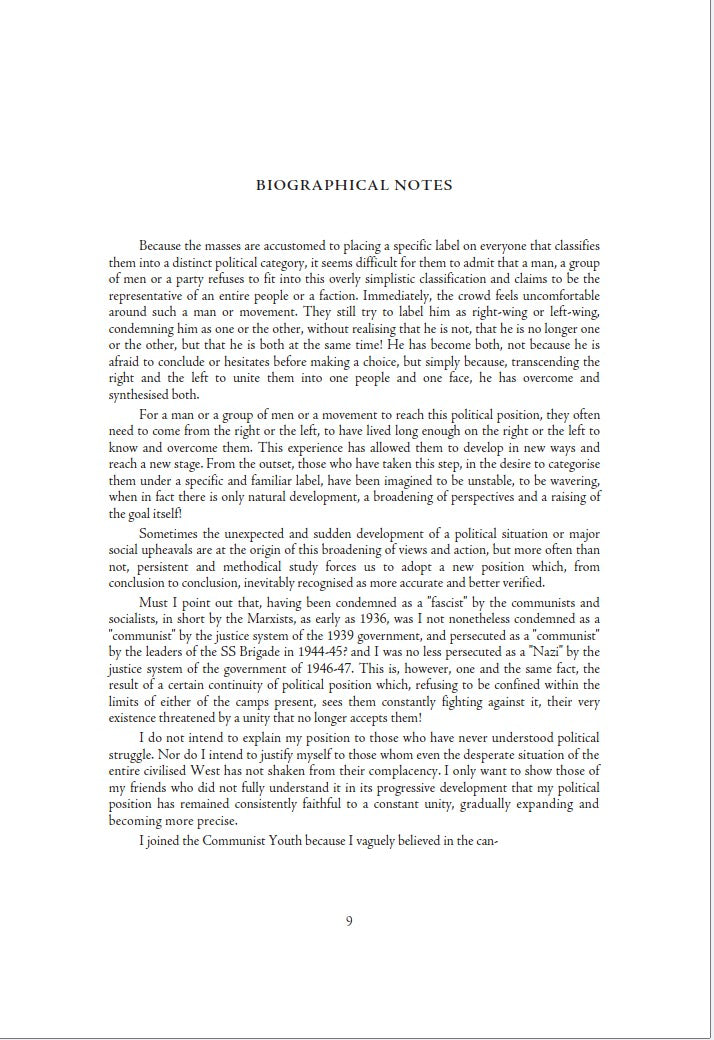 Contribution to a Racist Ethic by Rene Binet