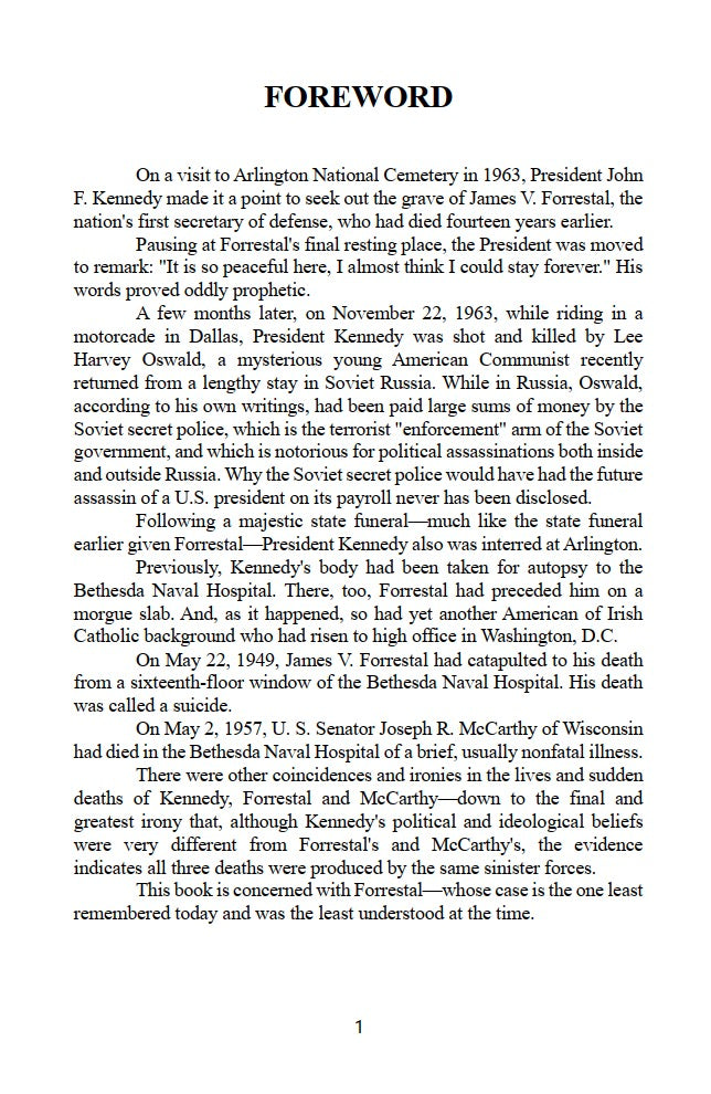 The Death of James Forrestal by Cornell Simpson
