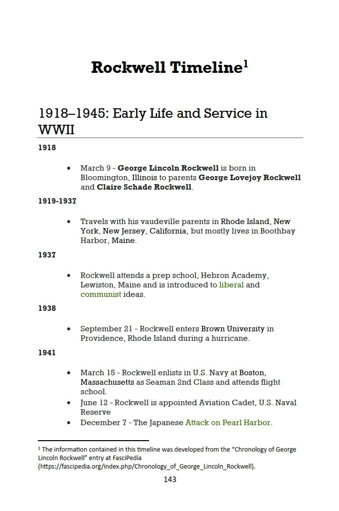 Collected Works of George Lincoln Rockwell