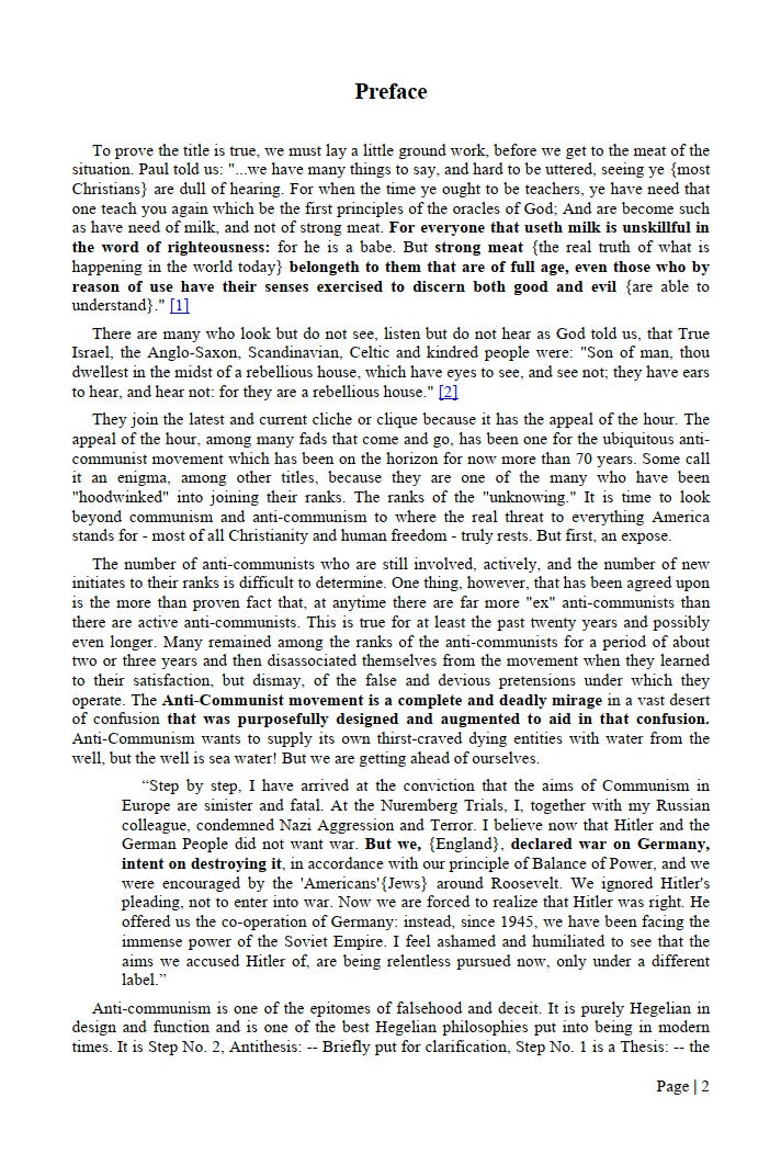 Communism - A Jewish Talmudic Concept by Willie Martin