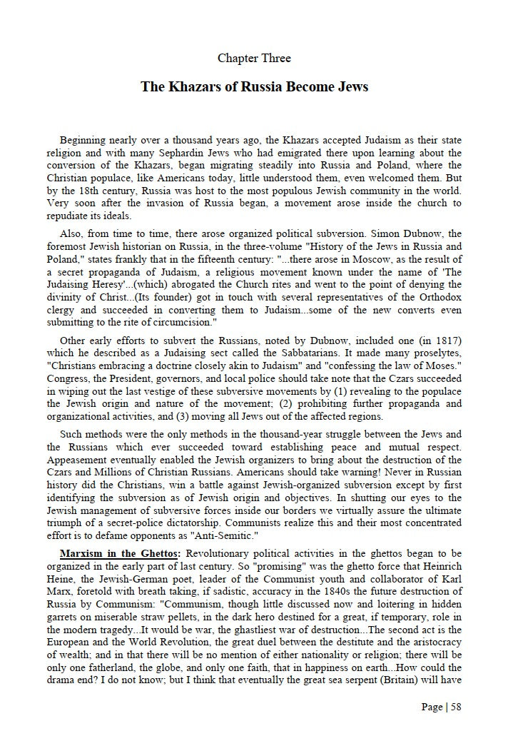 Communism - A Jewish Talmudic Concept by Willie Martin