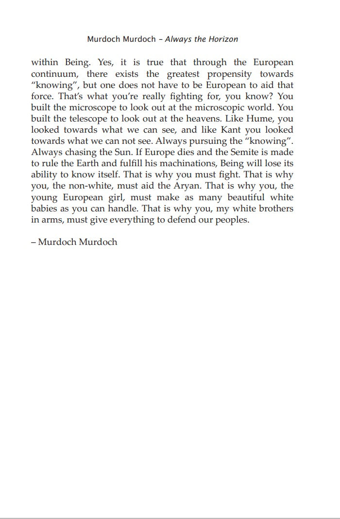 Always the Horizon by Murdoch Murdoch