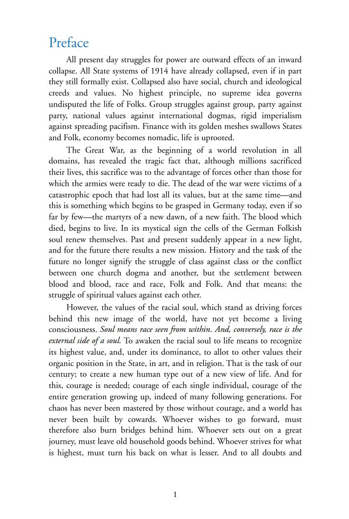 The Myth of the 20th Century by Alfred Rosenberg
