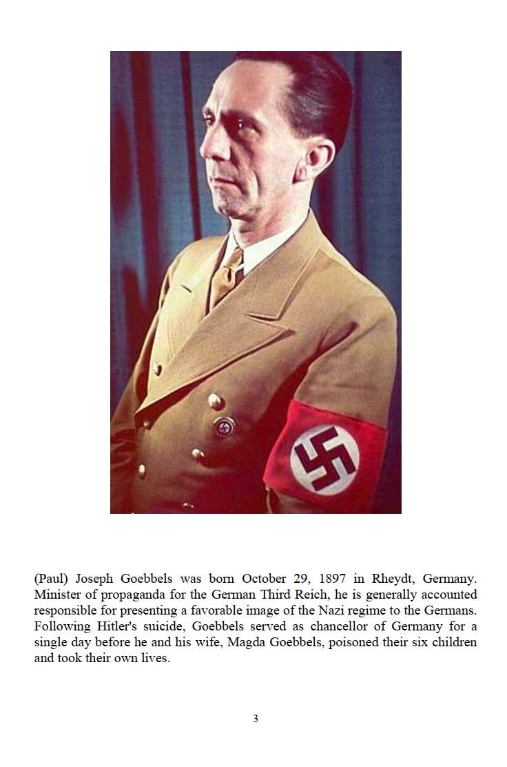 Joseph Goebbels: Writings and Essays