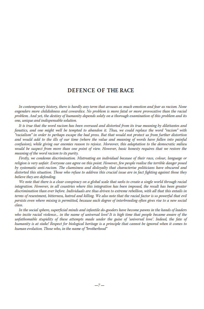 We Racists by G. A. Amaudruz