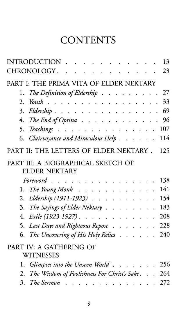 Elder Nektary of Optina by I. M. Kontzevitch