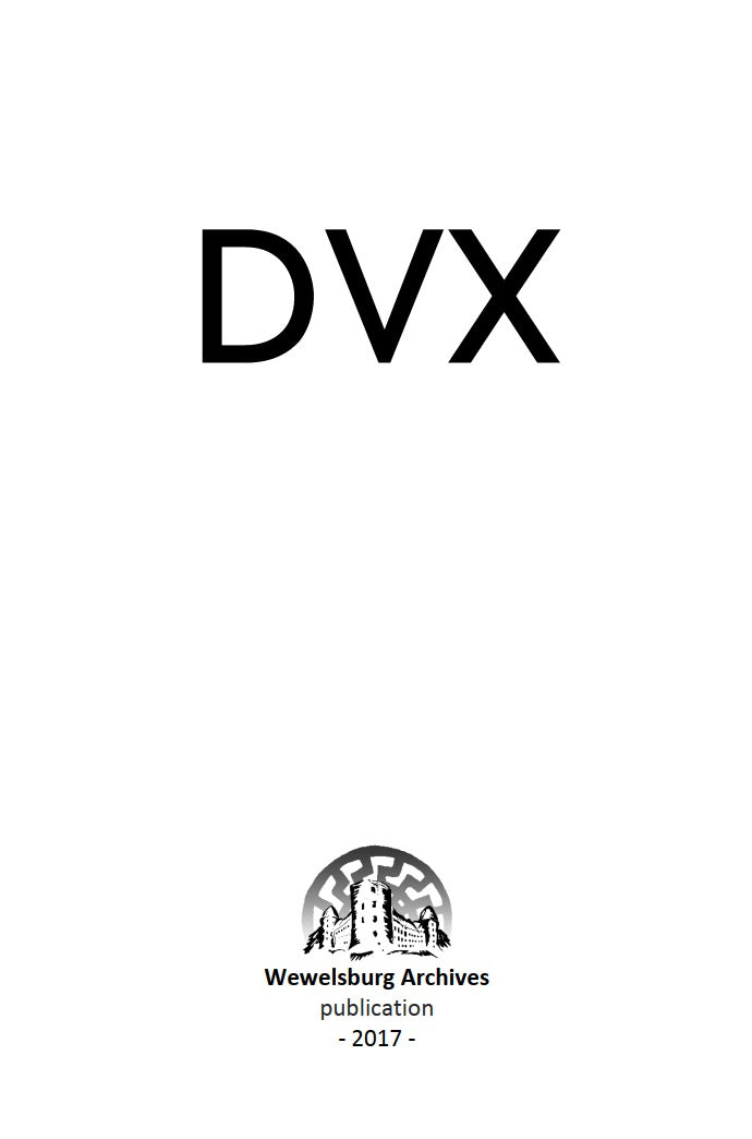 DVX [DUX, Benito Mussolini] by Anonymous