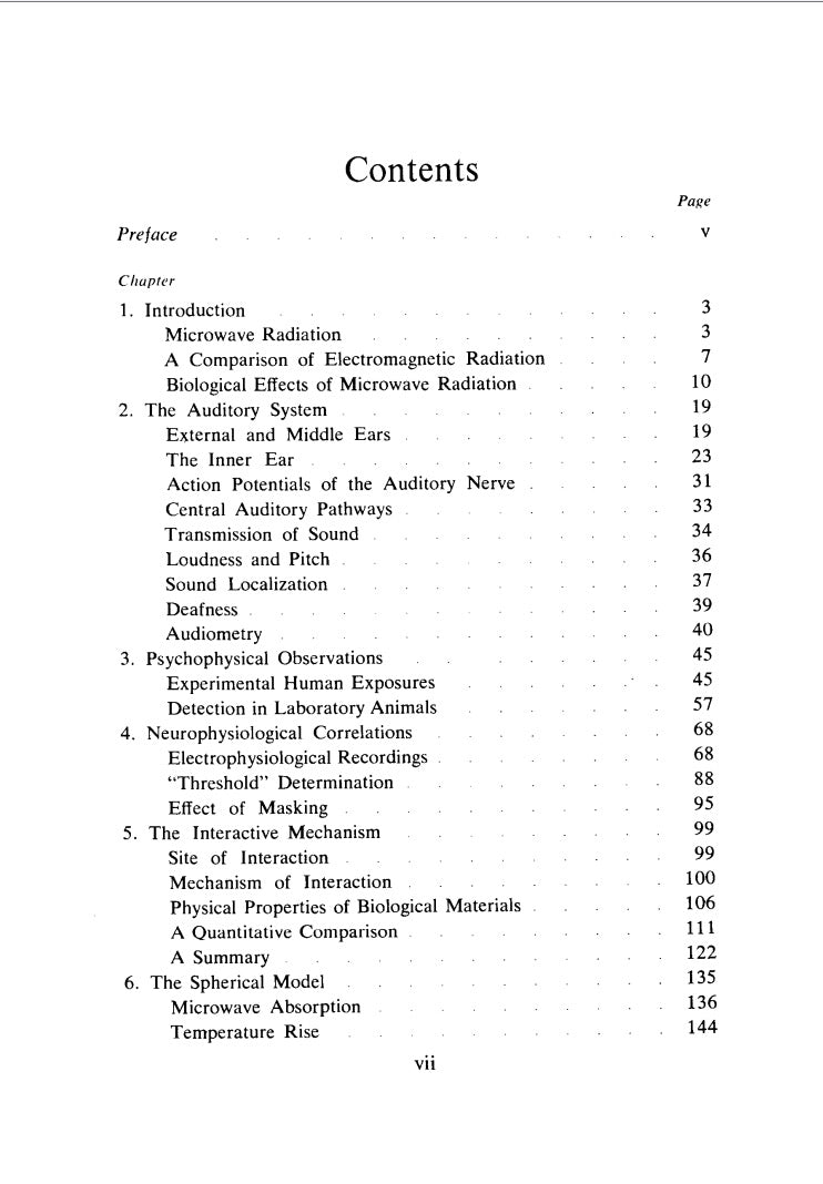 Microwave Auditory Effects and Applications by James Lin (1978)