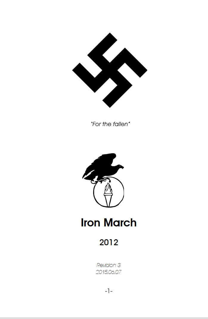Open Letter to the White Man (Iron March)