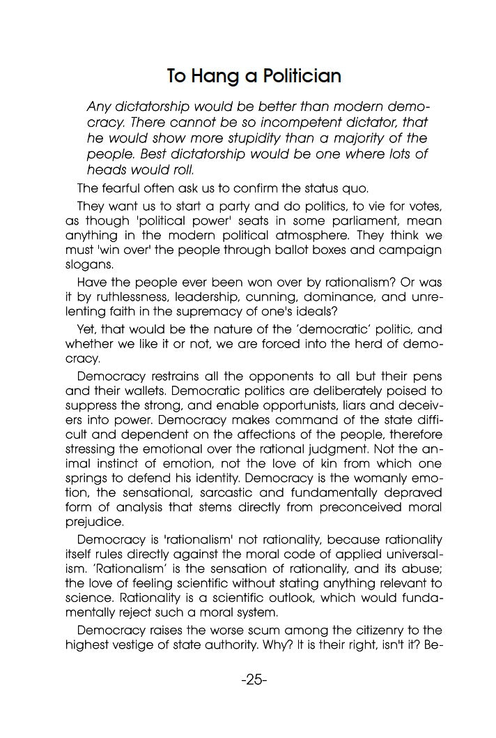 Open Letter to the White Man (Iron March)