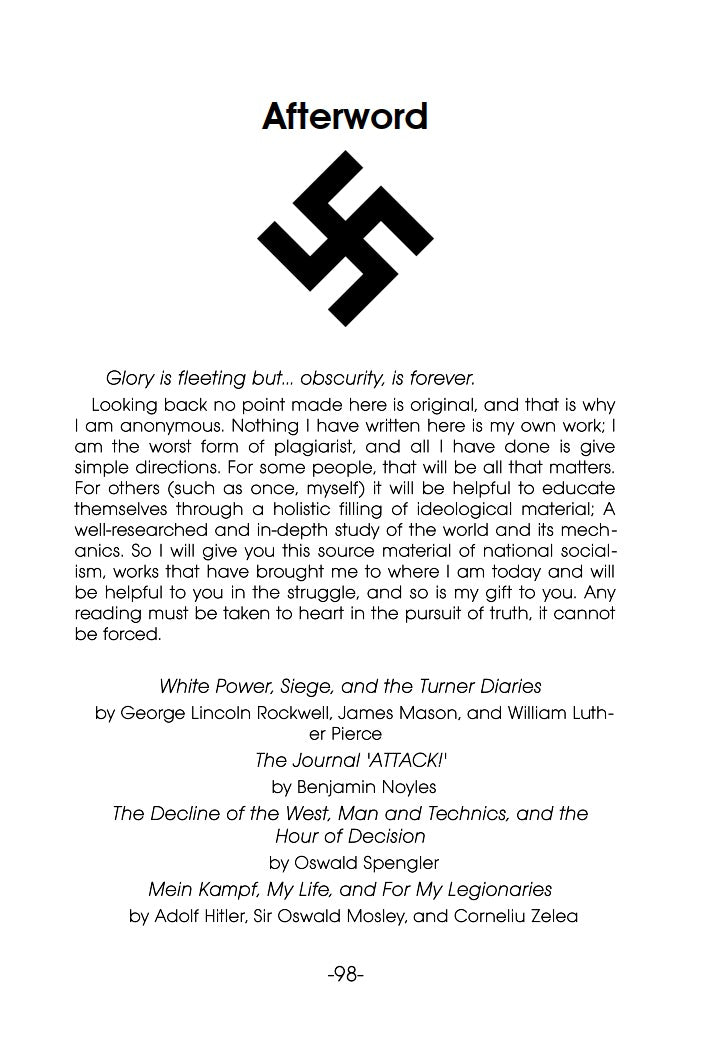 Open Letter to the White Man (Iron March)
