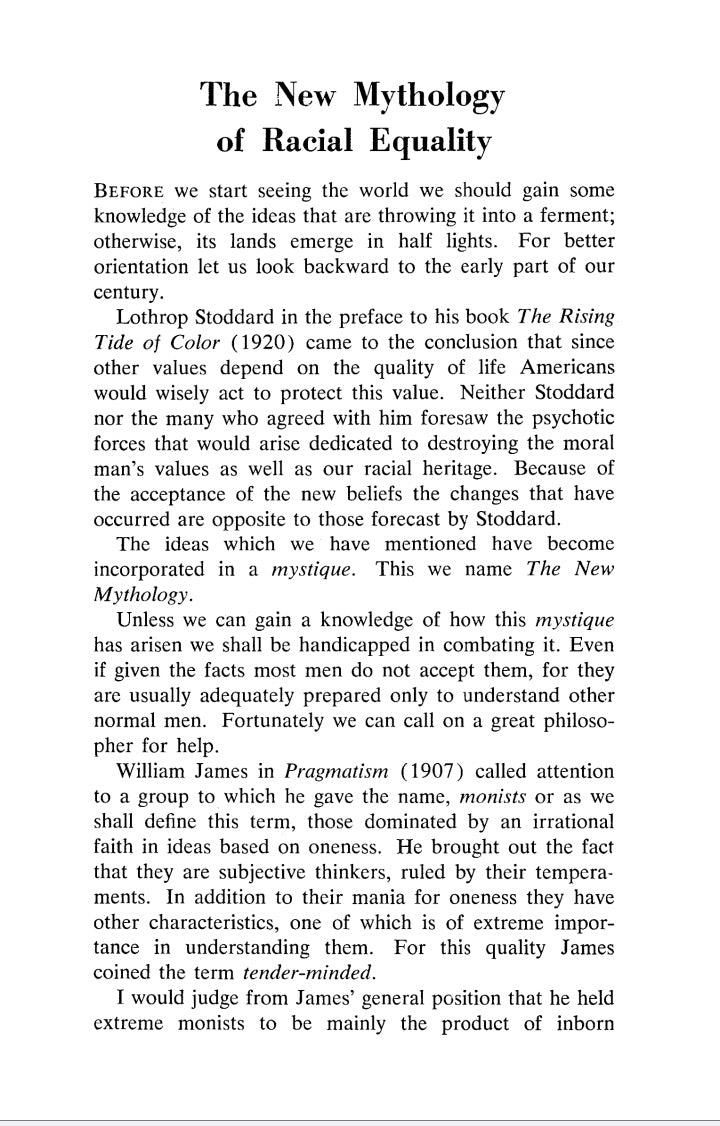 The New Mythology of Racial Equality by Byram Campbell