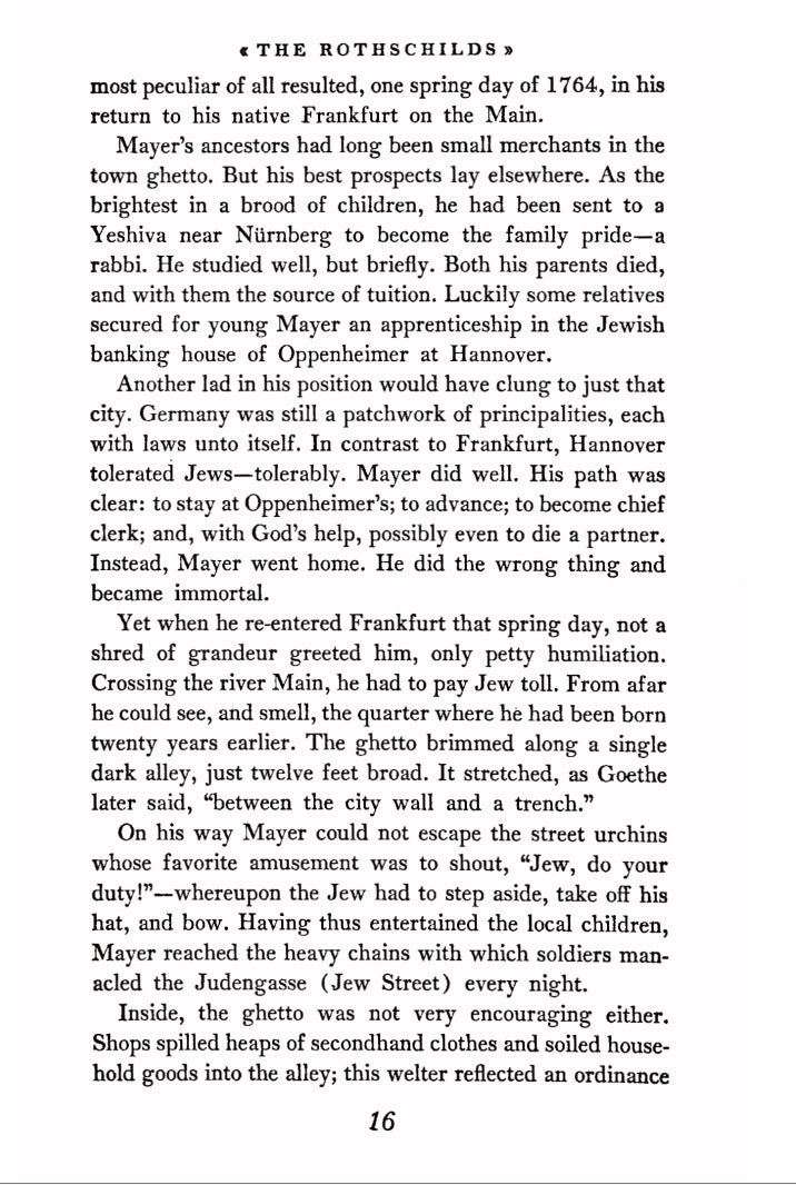The Rothschilds by Frederic Morton