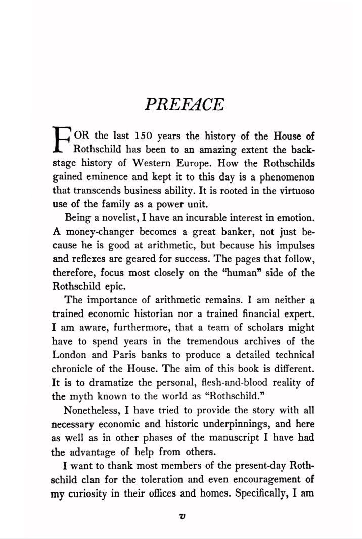 The Rothschilds by Frederic Morton