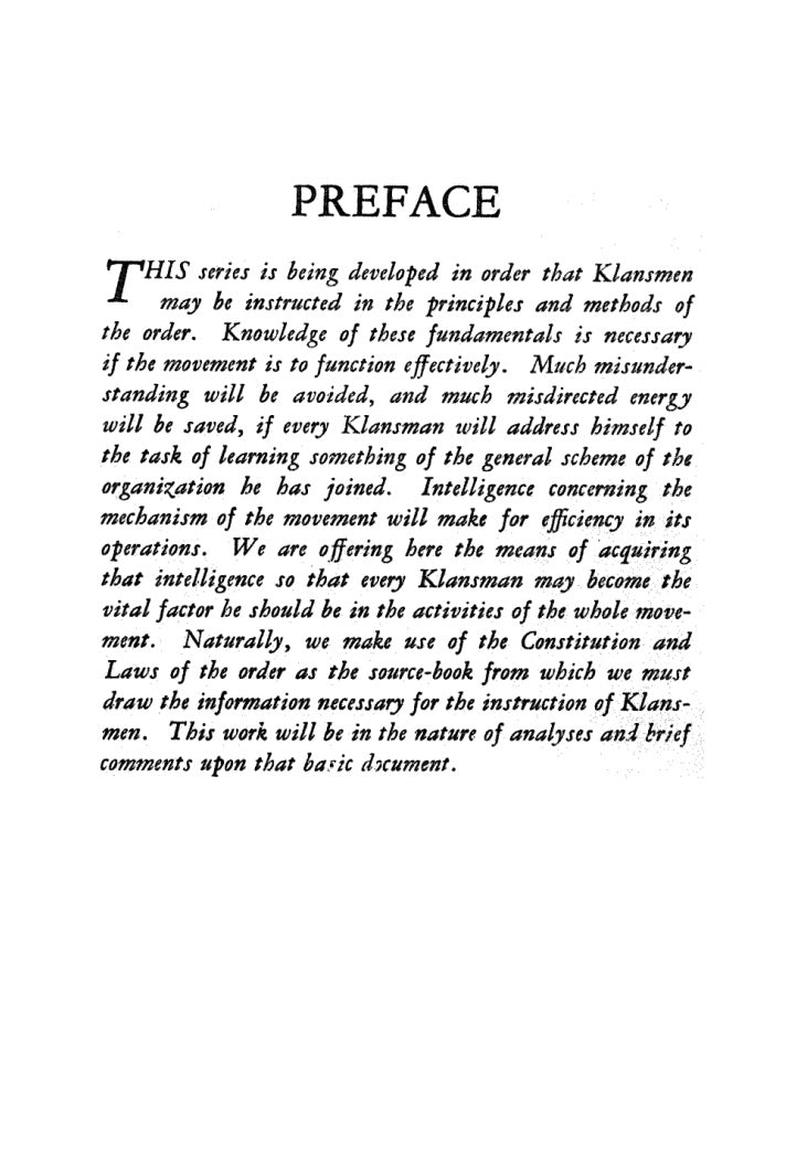 Klansman's Manual