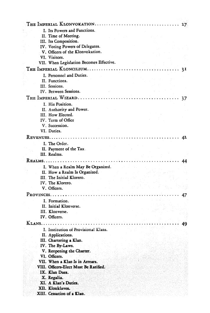 Klansman's Manual