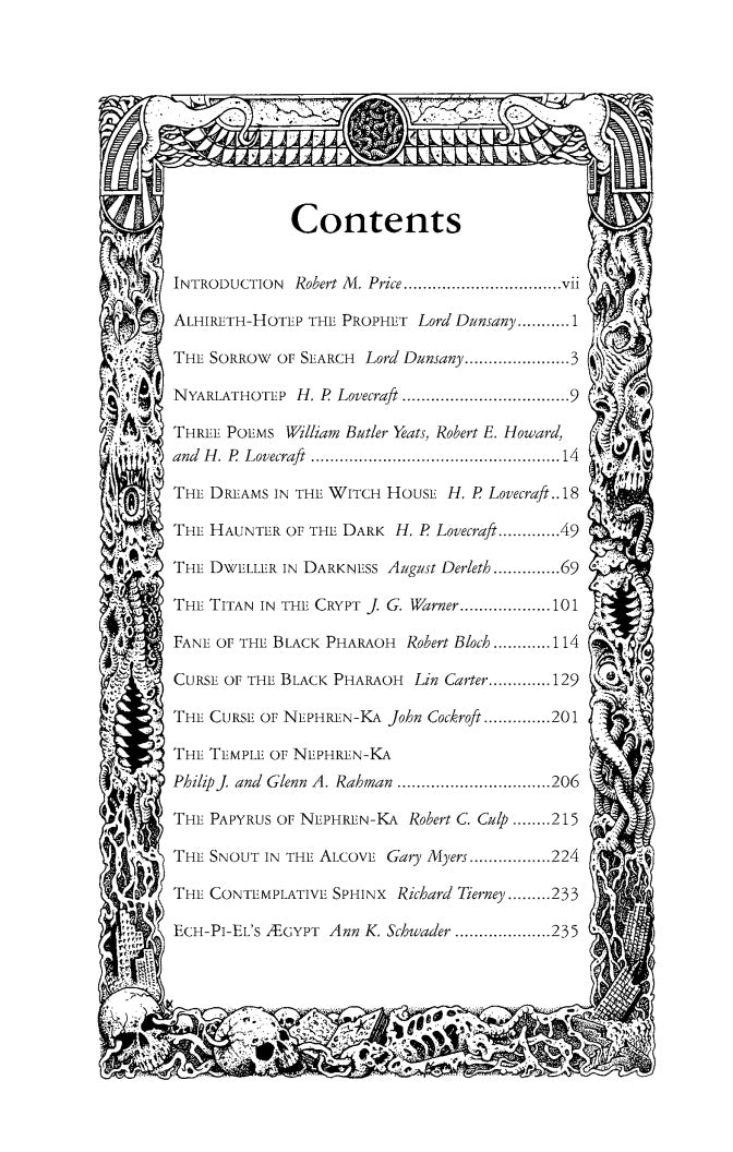 The Nyarlathotep Cycle edited by Robert M. Price