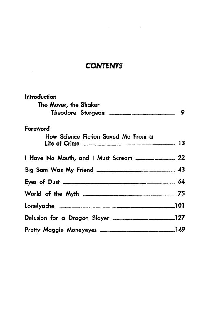I Have No Mouth & I Must Scream by Harlan Ellison
