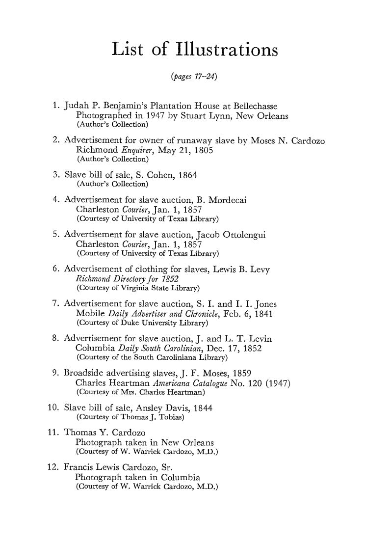 Jews and Negro Slavery in The Old South 1789-1865 by Bertram Wallace Korn