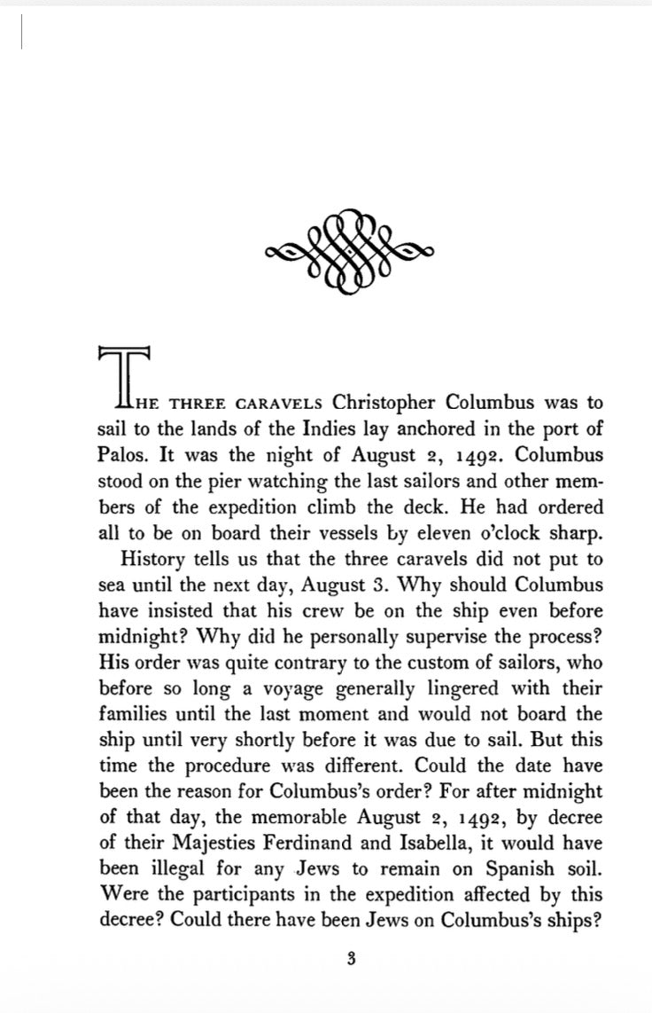 Sails of Hope: the Secret Mission of Christopher Columbus by Simon Wiesenthal
