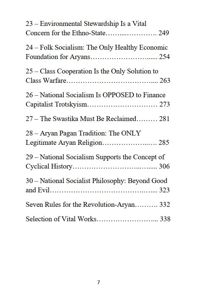 National Socialism by Kristof Von Kanwetzburg