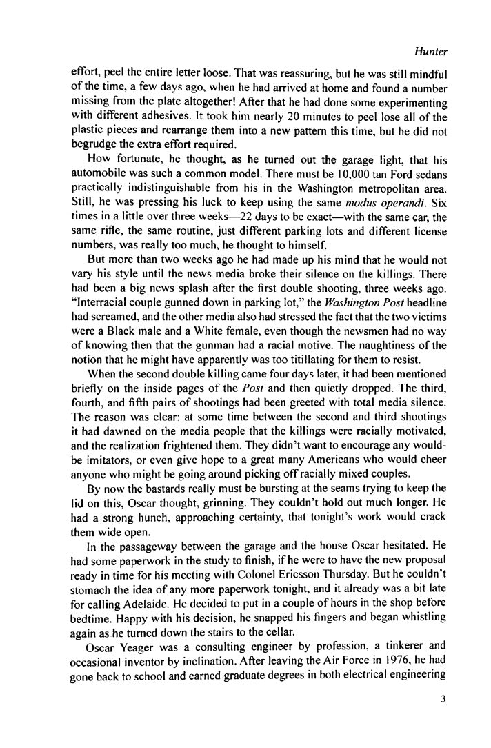 Hunter (2nd edition) by Andrew Macdonald [William Luther Pierce]