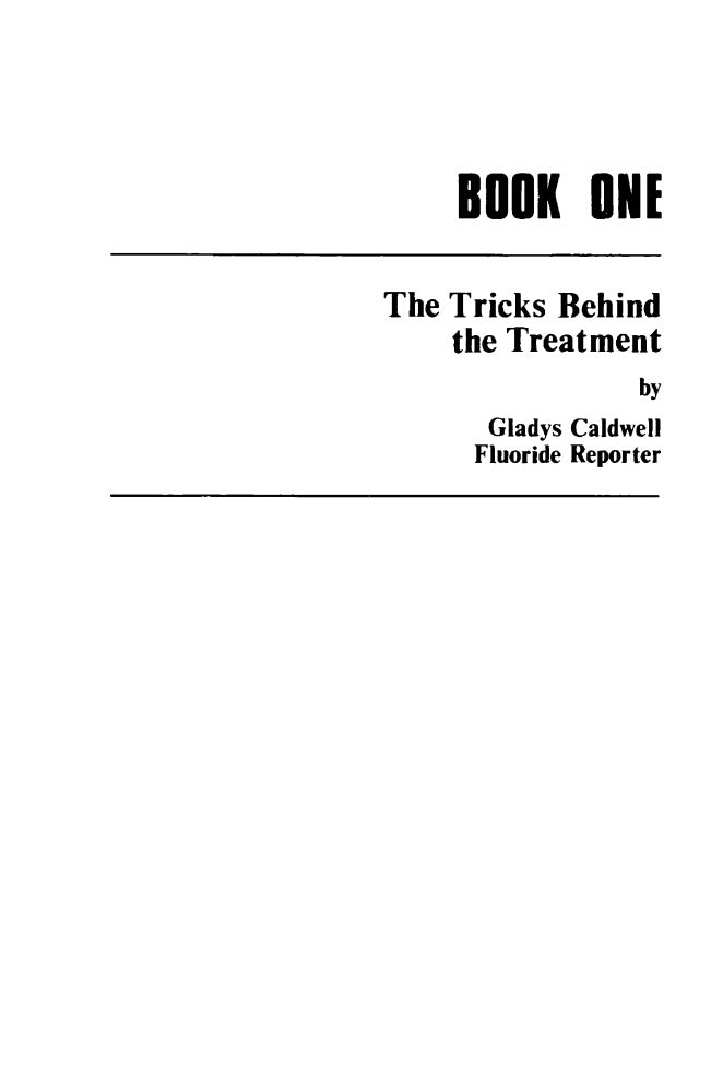 Fluoridation and Truth Decay by Gladys Caldwell and Philip E. Zanfagna