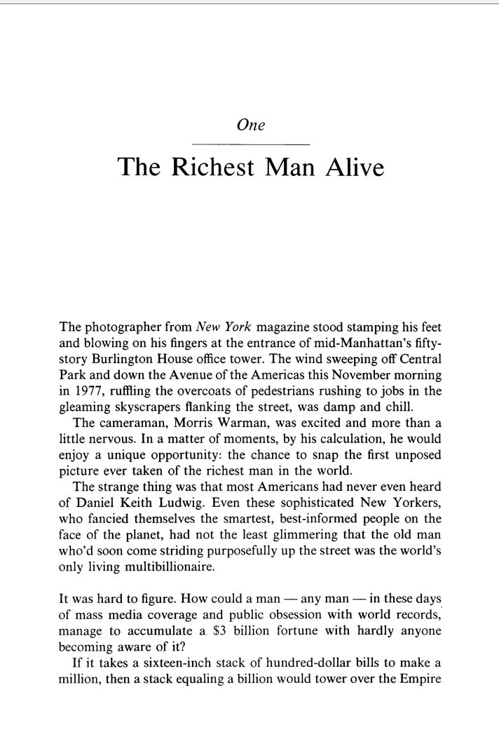 The Invisible Billionaire, Daniel Ludwig, by Jerry Shields