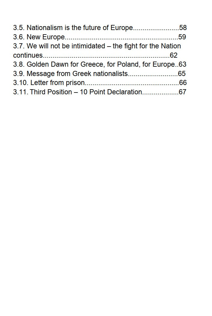 Golden Dawn For a Great Greece in a Free Europe by Nikolaos Michaloliakos