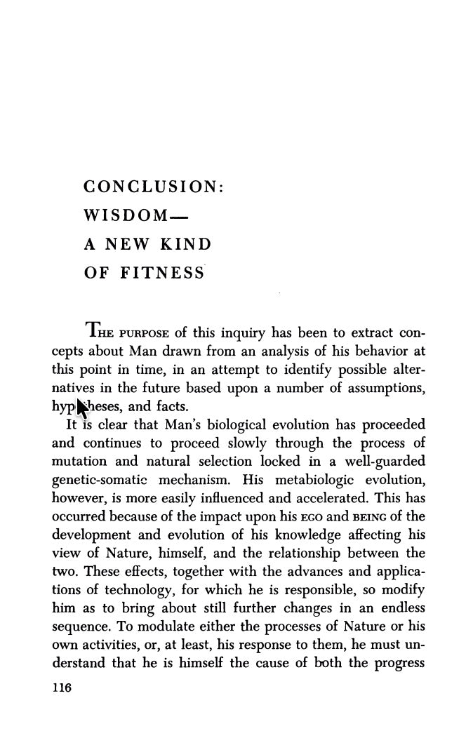 The Survival of the Wisest by Jonas Salk