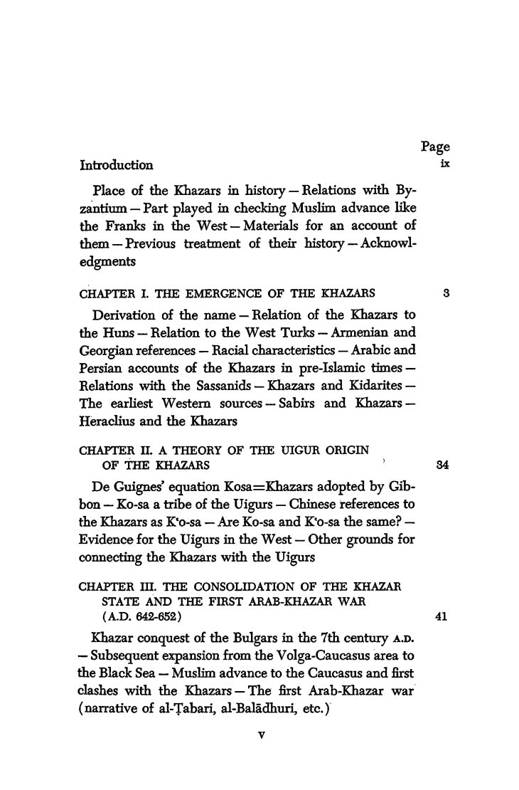 The History of the Jewish Khazars by D. M. Dunlop