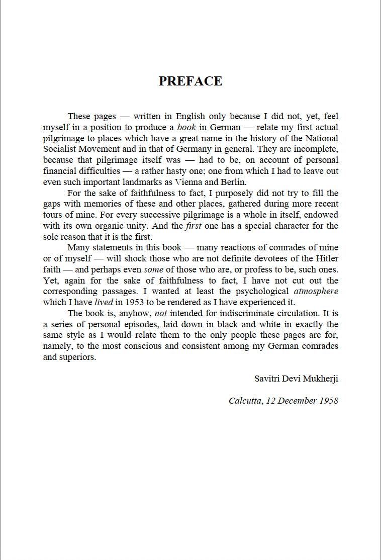 Pilgrimage by Savitri Devi