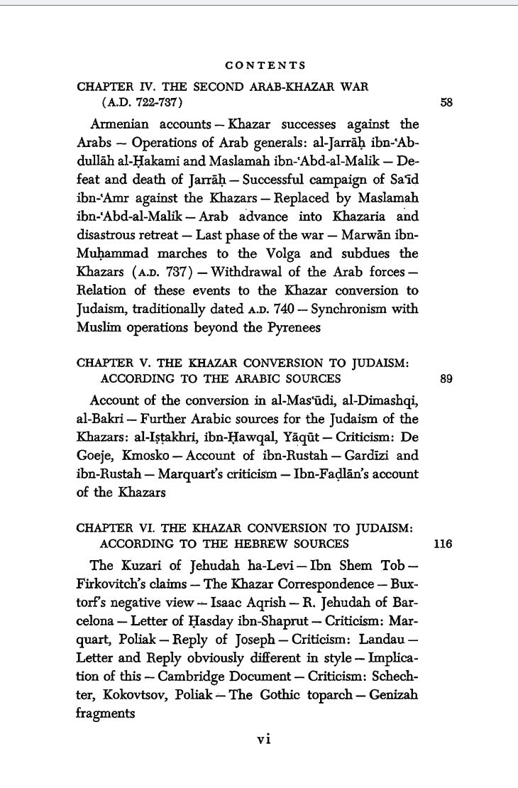 The History of the Jewish Khazars by D. M. Dunlop