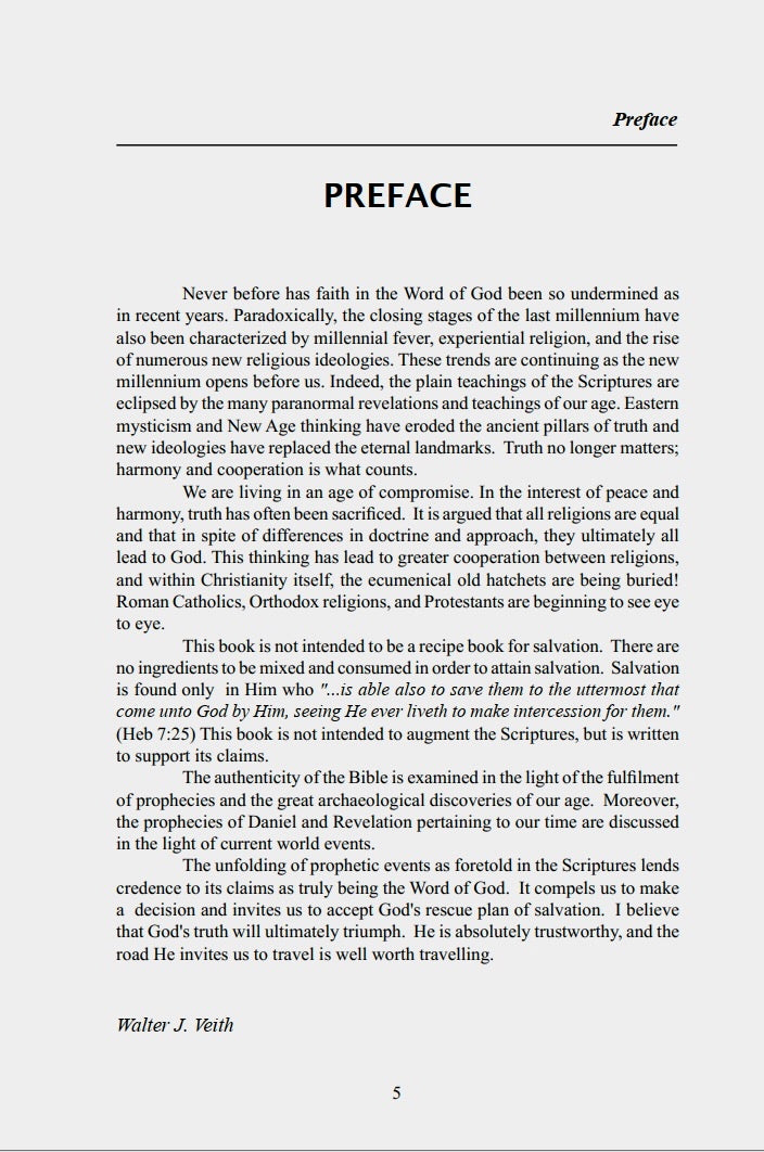 Truth Matters: Escaping the Labyrinth of Error by Walter J. Veith