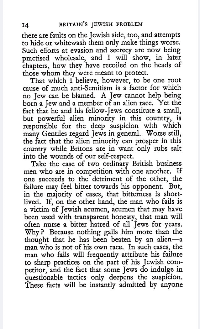 Britain's Jewish Problem by M. G. Murchin