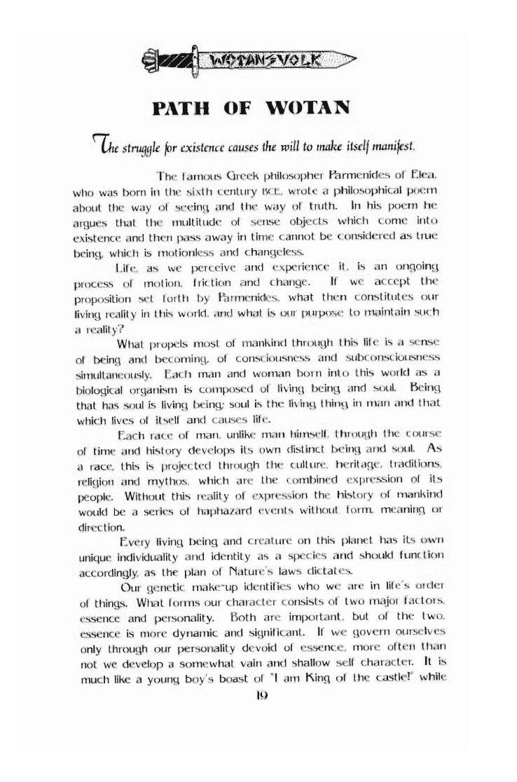 Creed of Iron: Wotansvolk Wisdom by Ron McVan